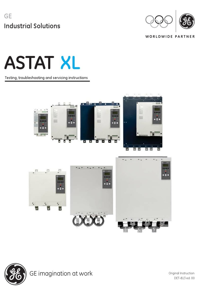 GE ASTAT XL Series Testing, troubleshooting and servicing instructions