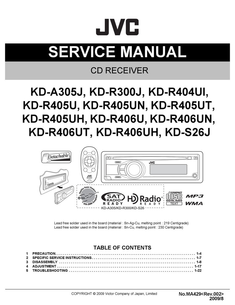 JVC KD-A305J User manual