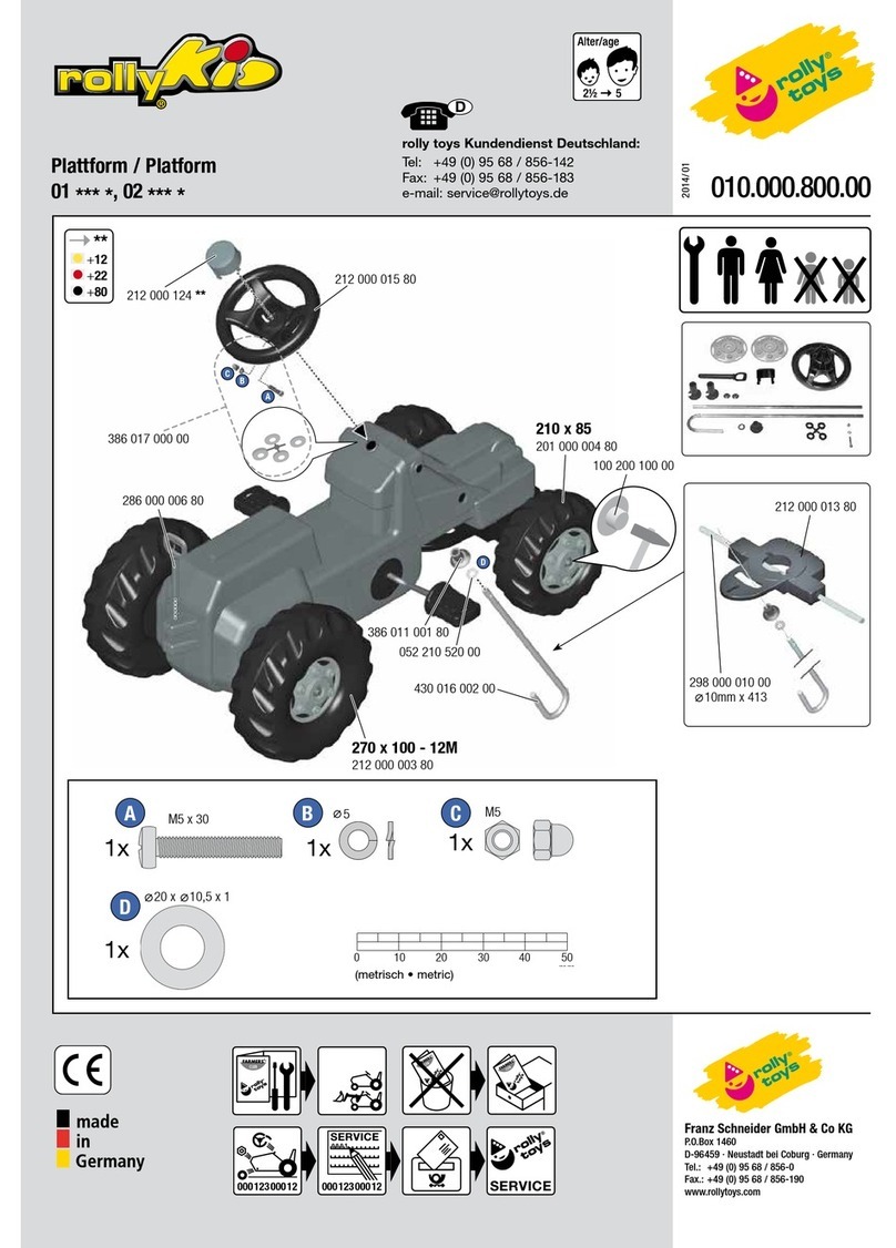 Rolly Toys 010.000.800.00 manual