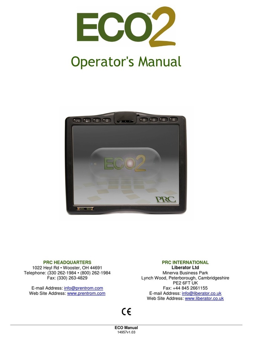Prentke Romich Company ECO2 User manual