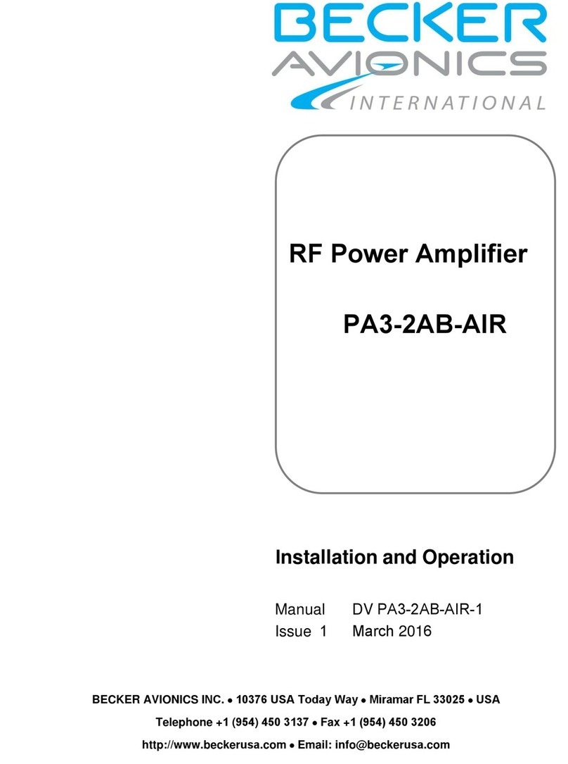 Becker PA3-2AB-AIR Lnstallation and operation