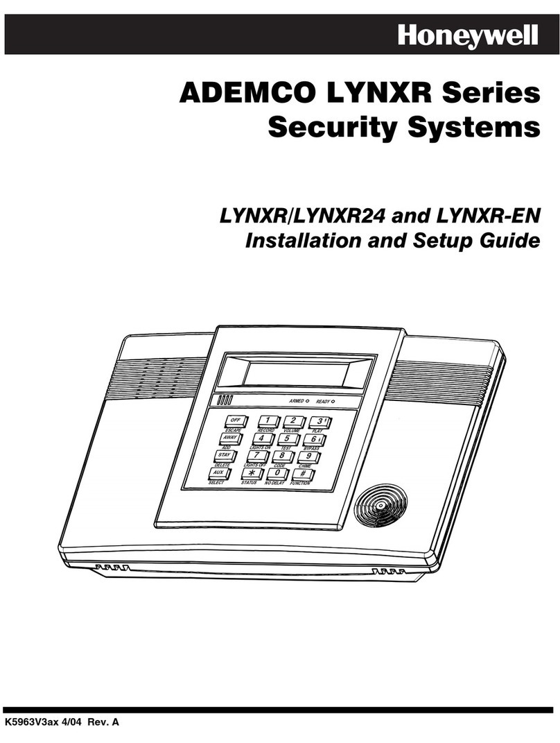 Honeywell LYNXR User manual