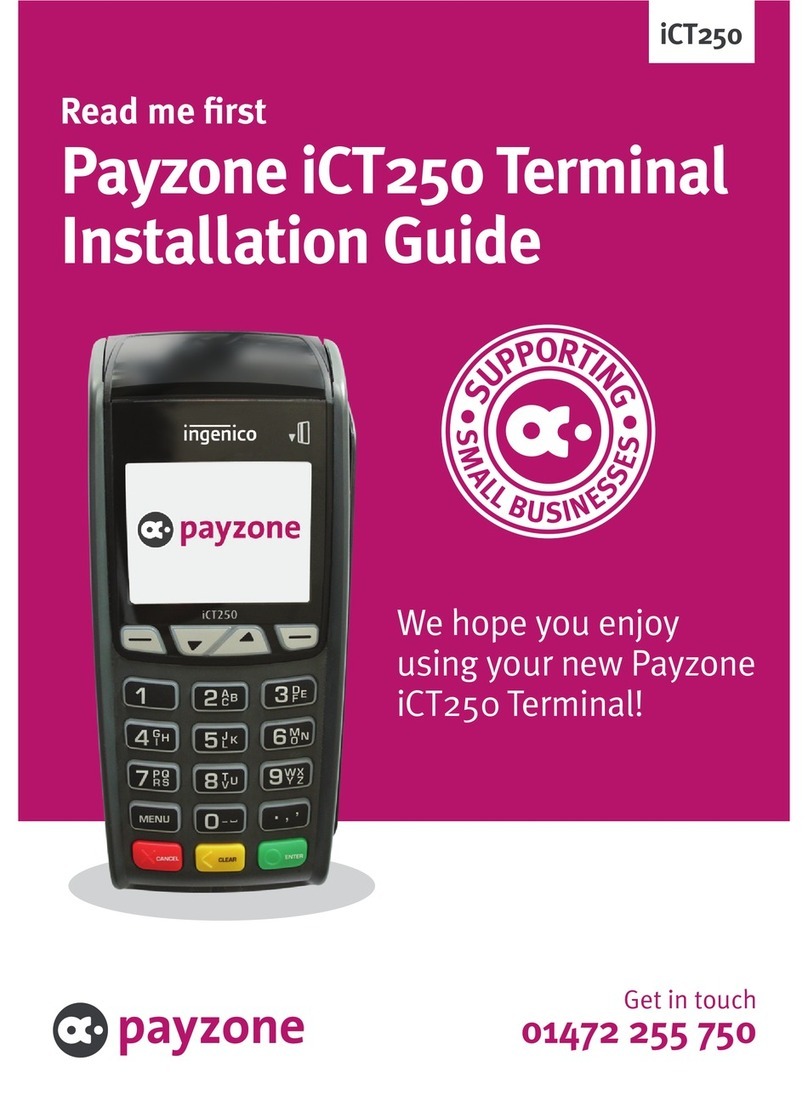 Ingenico PAYZONE iCT250 installation guide