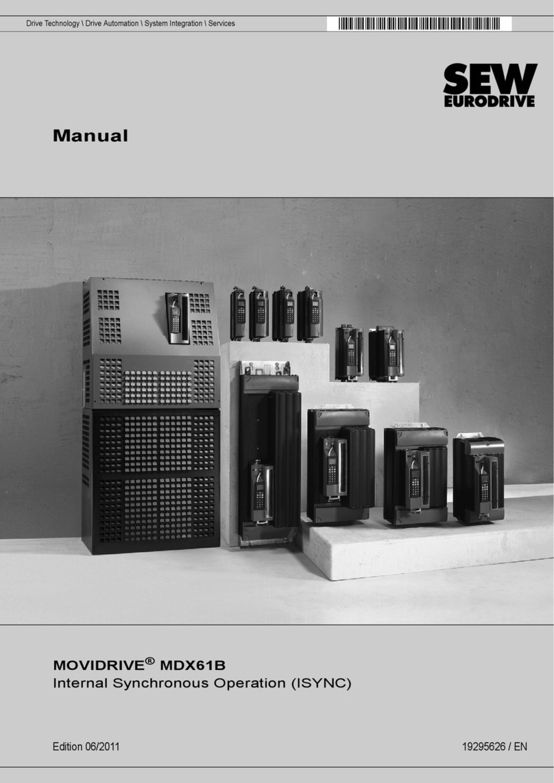 SEW MOVIDRIVE MDX61B manual