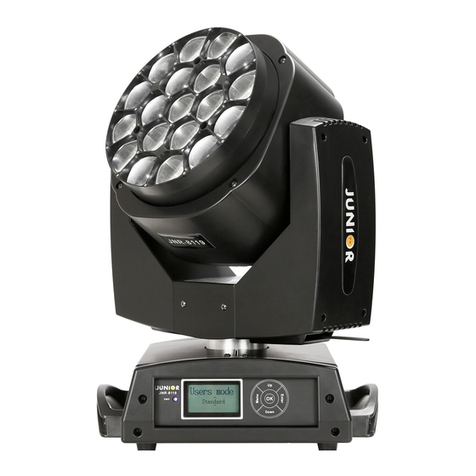 PR Lighting JNR-8119A manual