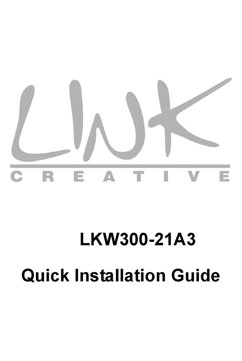 LINK Creative LKW300-21A3 Quick installation guide