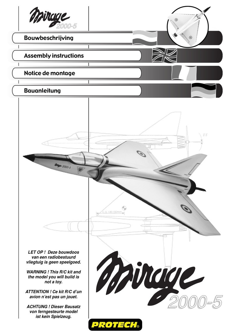 protech MIRAGE 2000-5 User manual