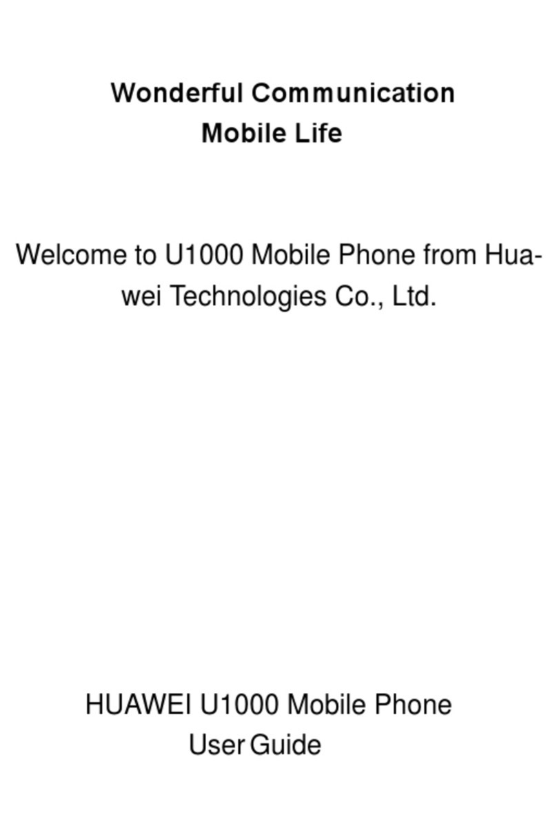 Huawei U1000 User manual