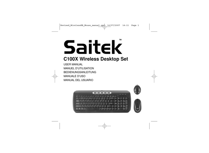 Saitek C100X user manual