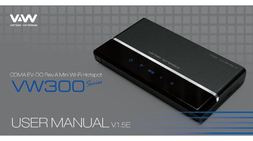 Vertex Wireless VW310 user manual