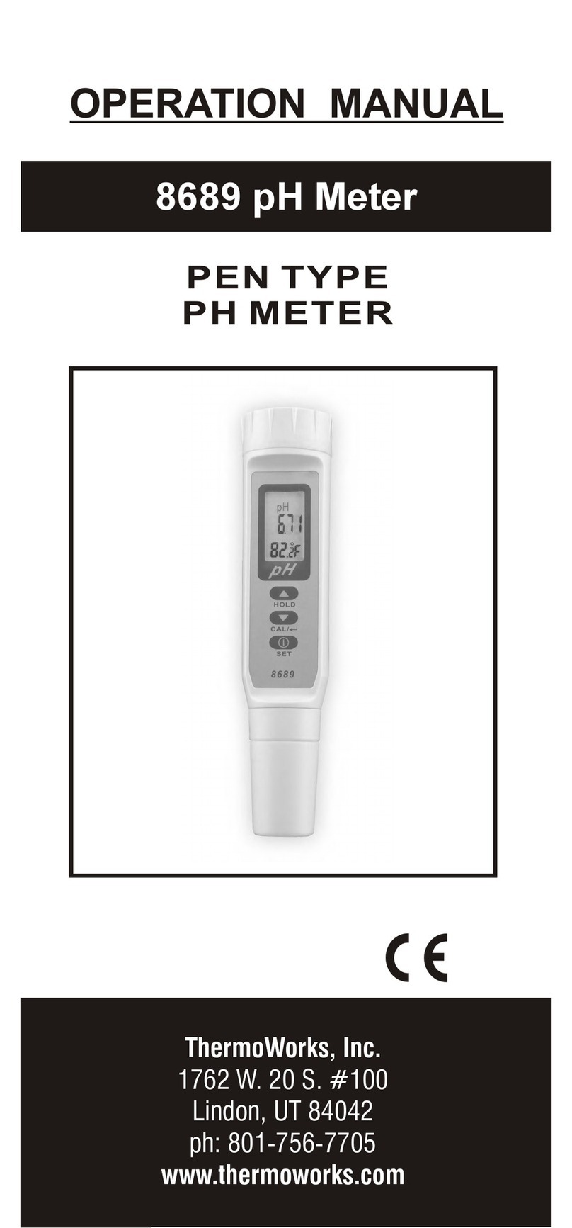 ThermoWorks 8689 User manual
