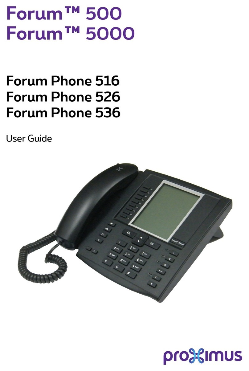 Proximus Forum Phone 516 user guide