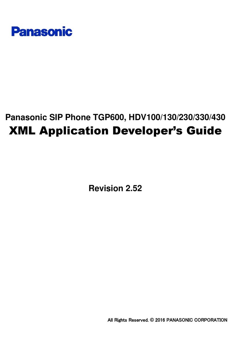 Panasonic TGP600 Instruction Manual Panasonic TGP600 Instruction Manual