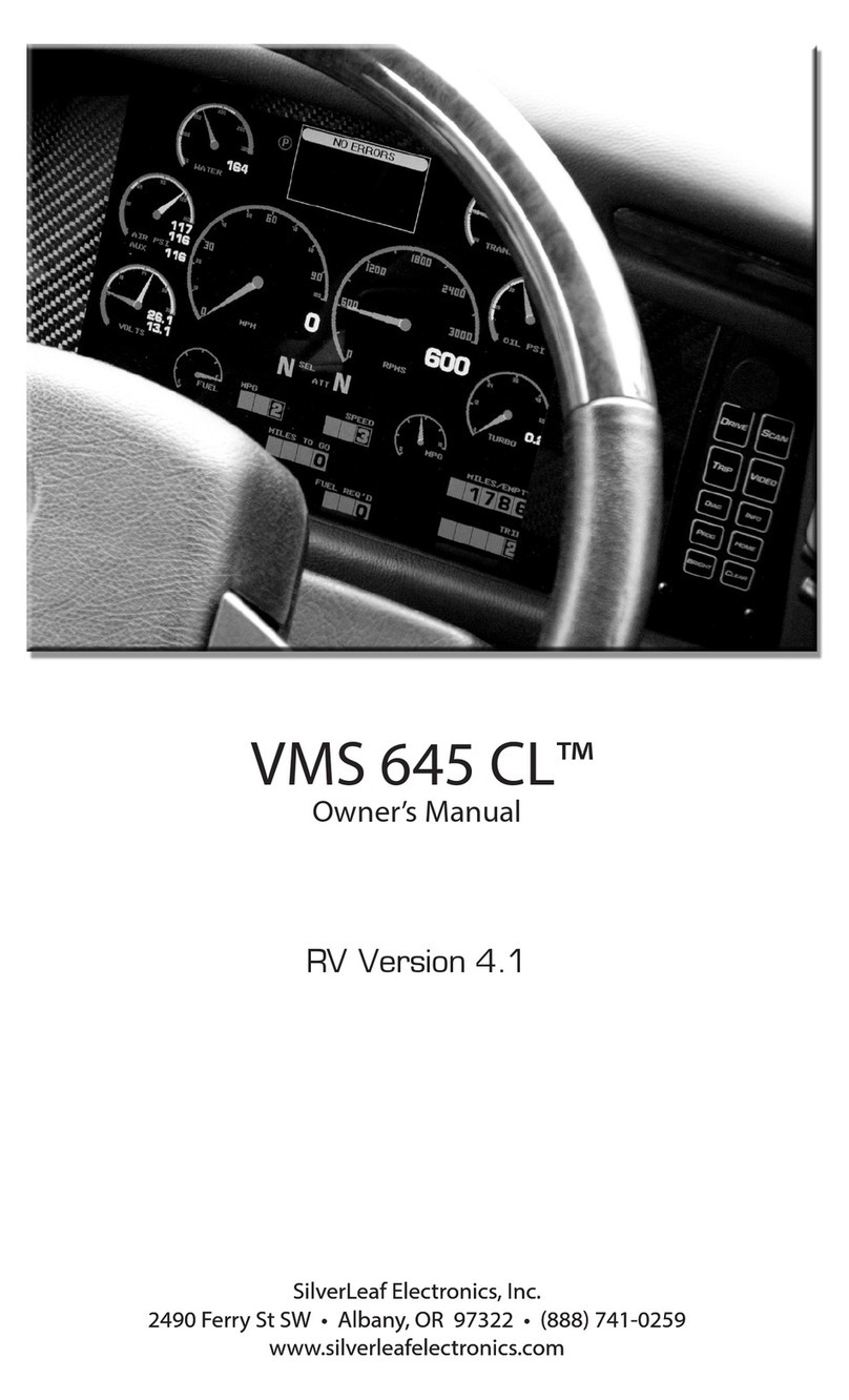 SilverLeaf Electronics VMS 645 CL owner's manual SilverLeaf Electronics VMS 645 CL owner's manual