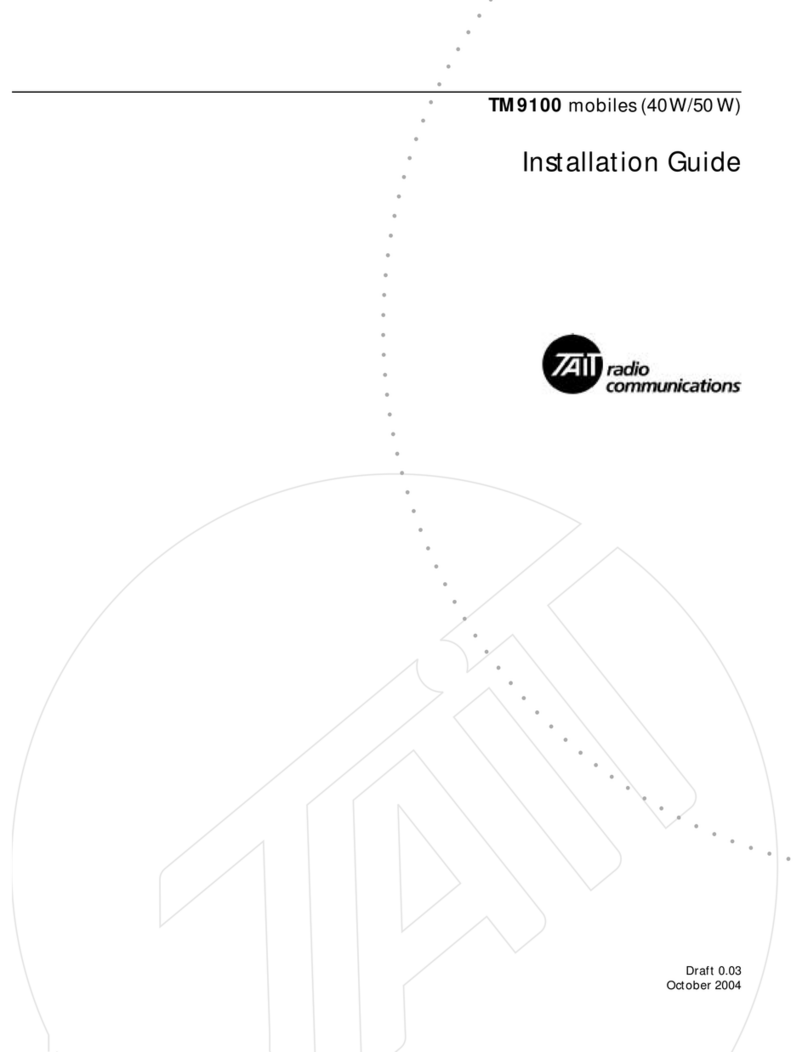 Tait TM9100 User manual Tait TM9100 User manual