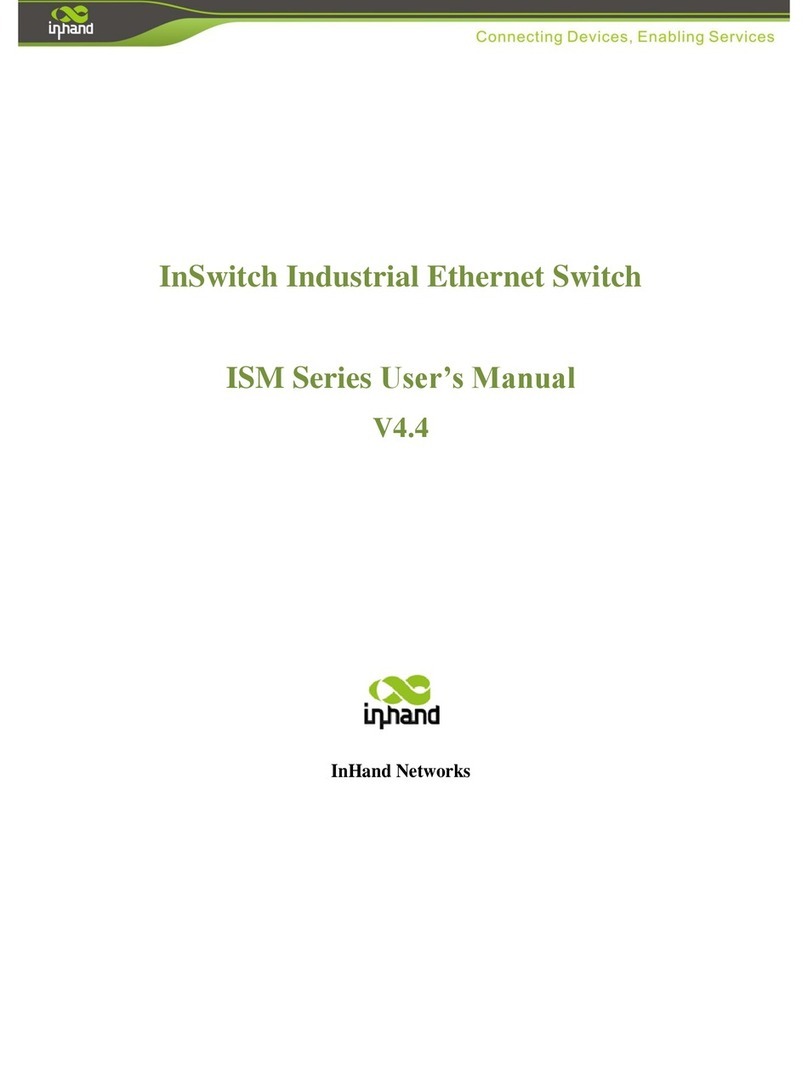 InHand InSwitch ISM Series user manual