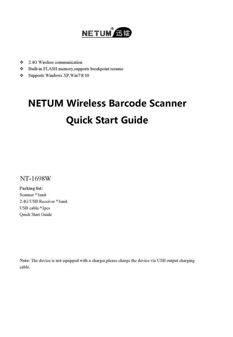 Netum NT-1698W User manual