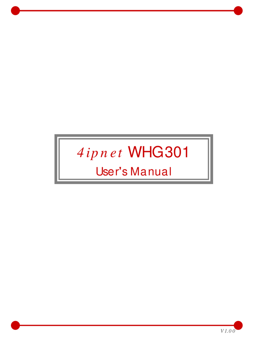 4IPNET WHG301 user manual