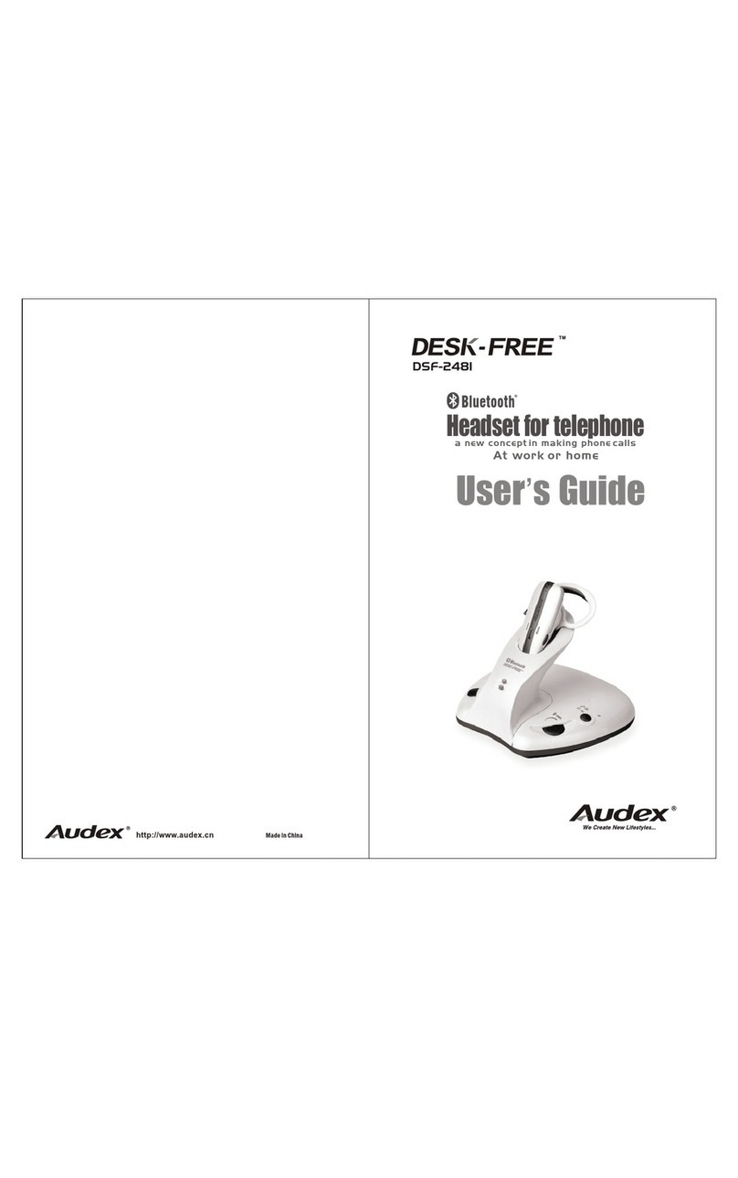 Audex DESK-FREE DSF-2481 user guide