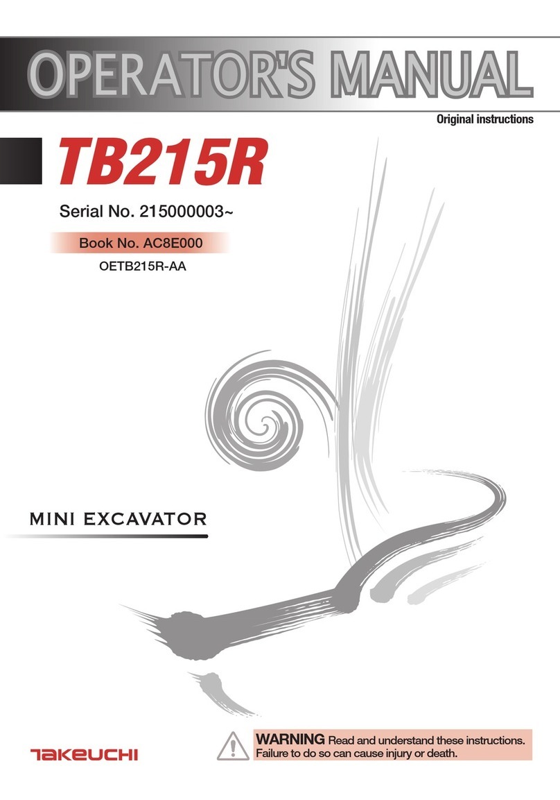 Takeuchi TB215R User manual