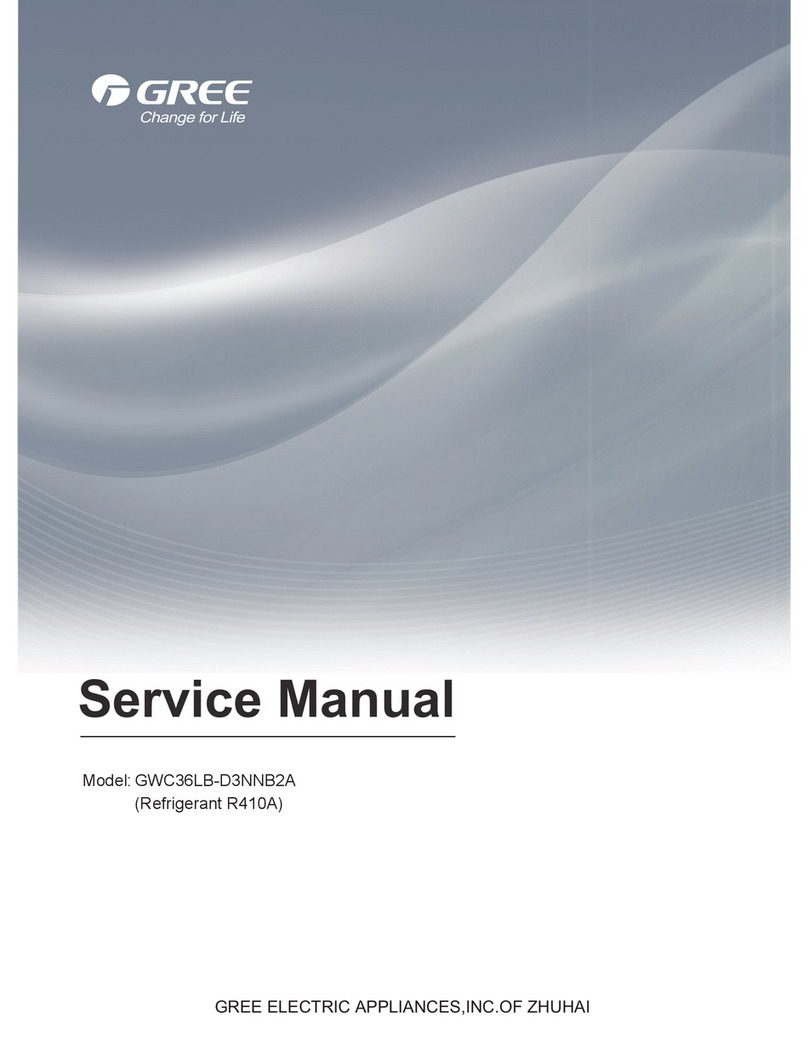 Gree GWC36LB-D3NNB2A User manual
