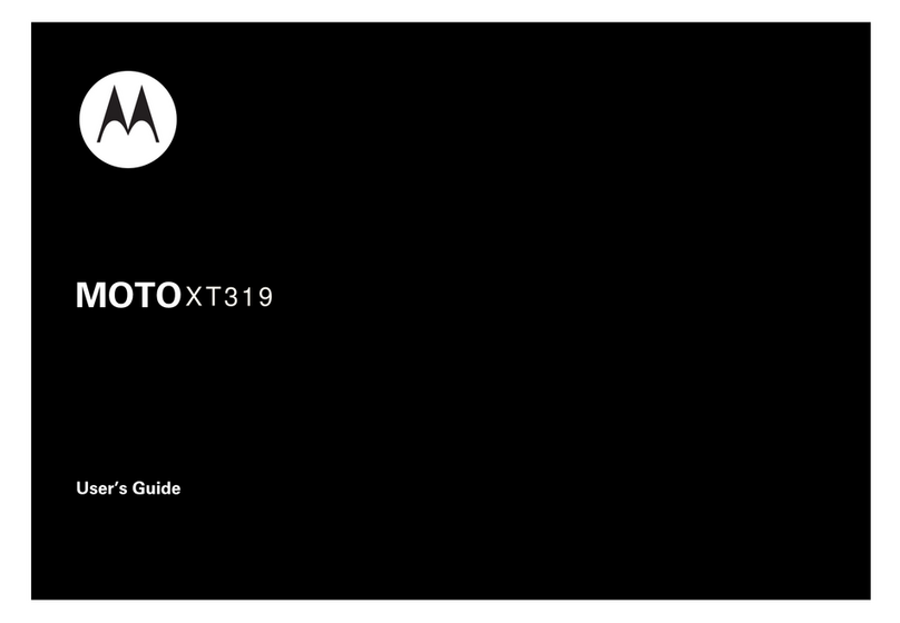 Motorola XT318 User manual