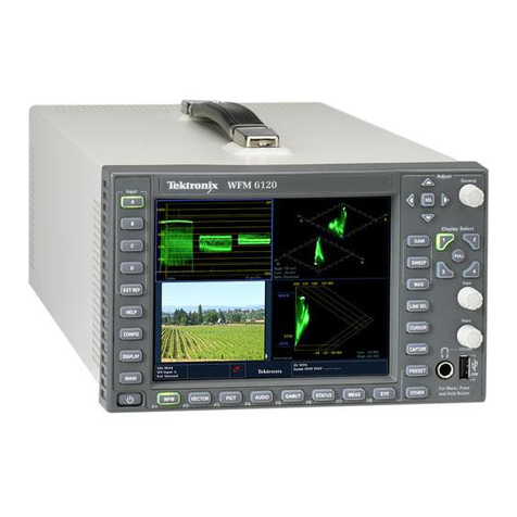 Tektronix WFM7020 Manual