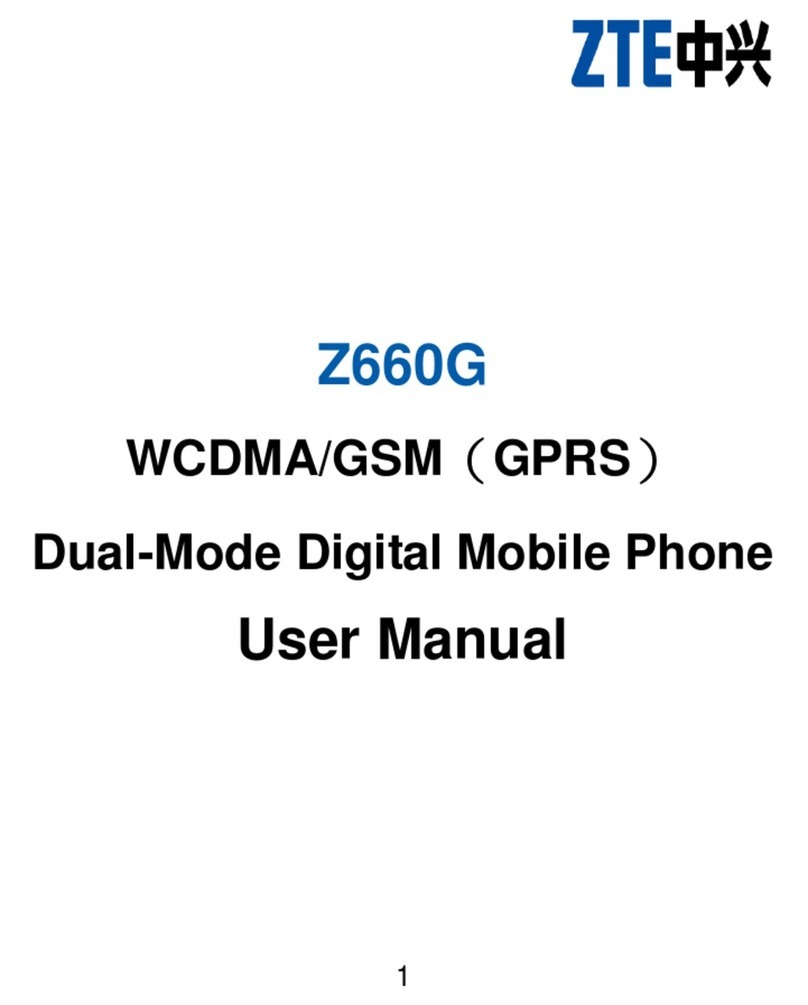 Zte Whirl Z660G User manual