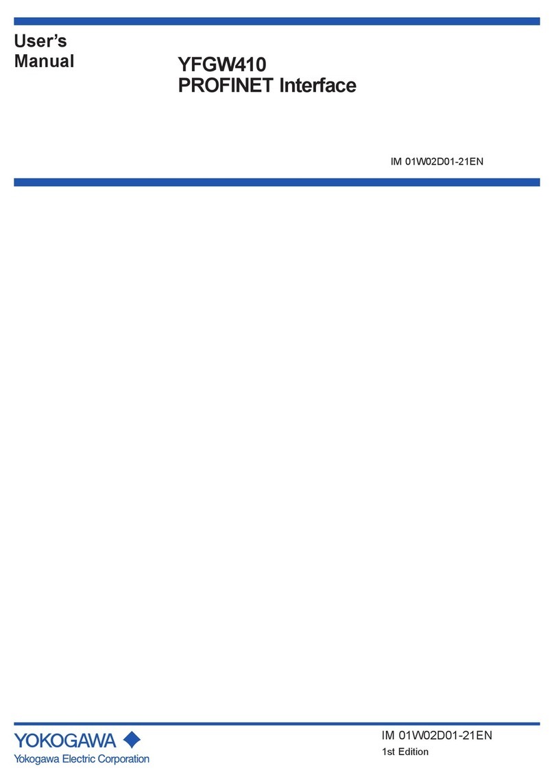 YOKOGAWA YFGW410 user manual