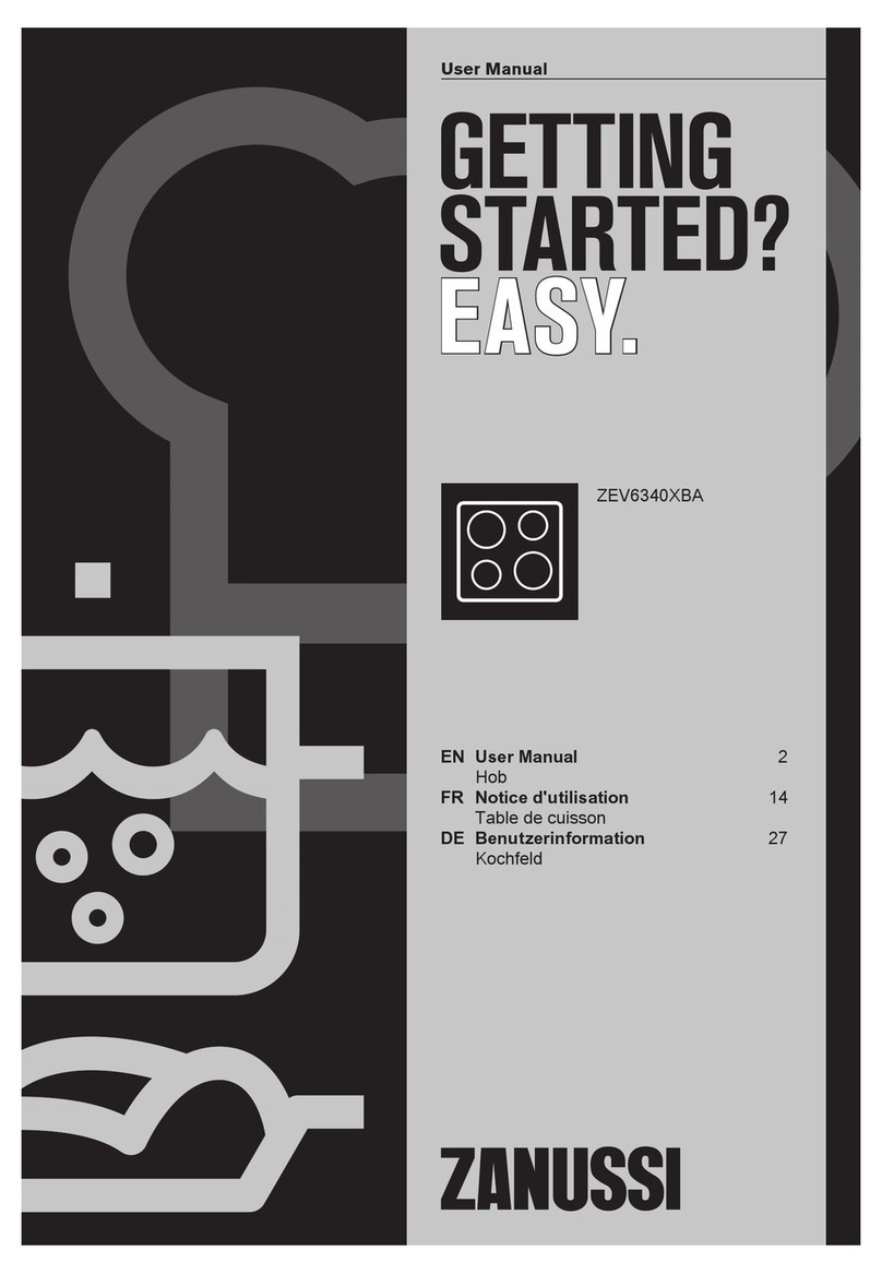 Zanussi ZEV6340XBA User manual