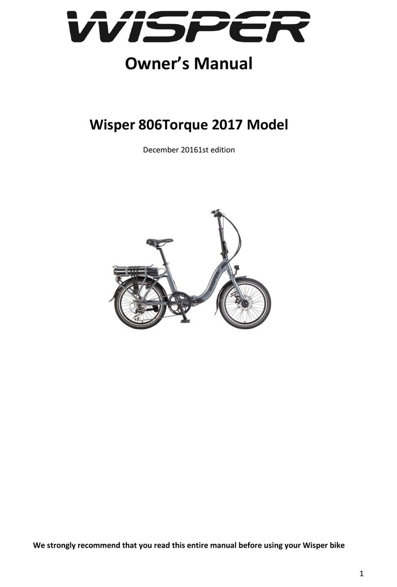 Wisper 806Torque 2017 owner's manual