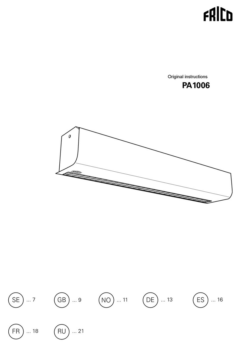 Frico PA1006 User manual