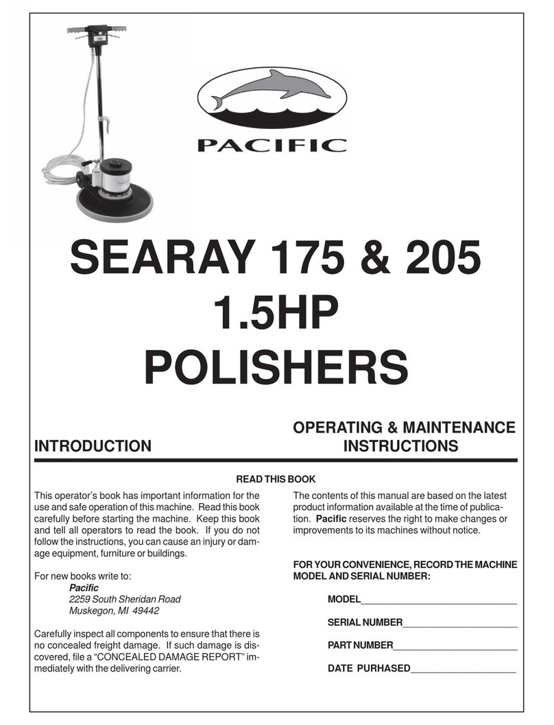 Pacific SEARAY 175 Installation and operation manual