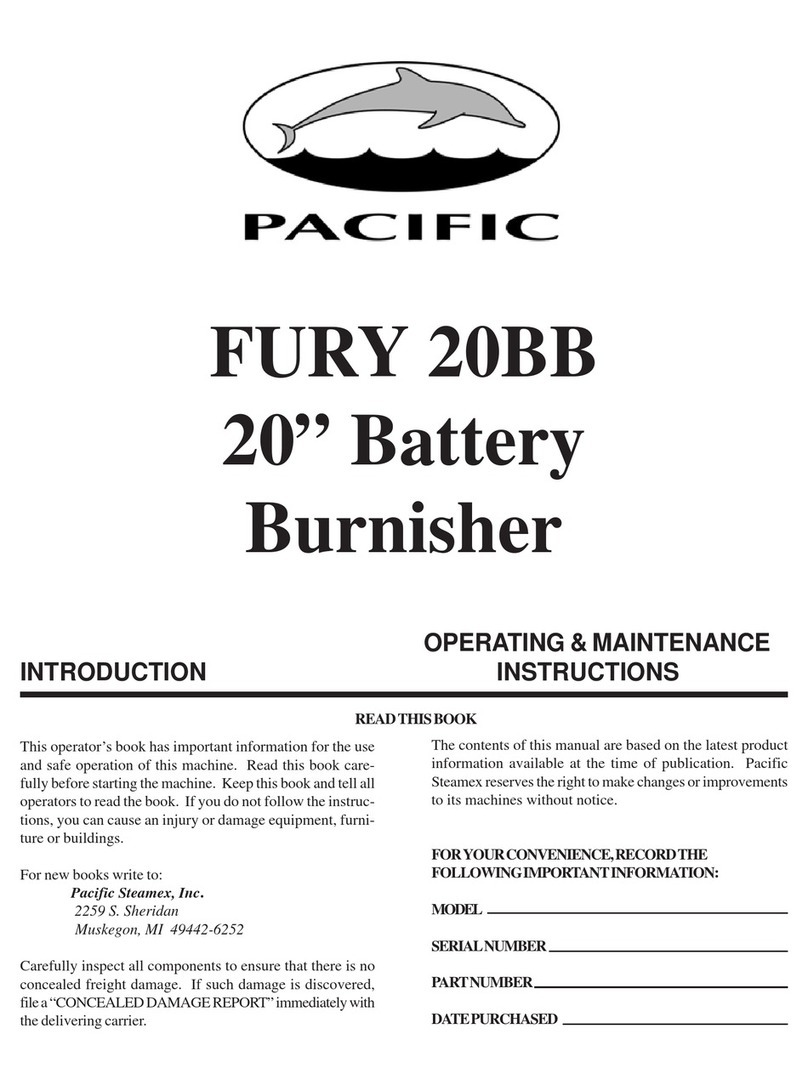 Pacific FURY 20BB Operating & maintenance instructions