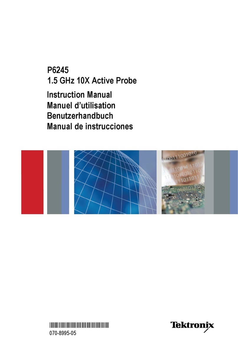 Tektronix P6245 User manual