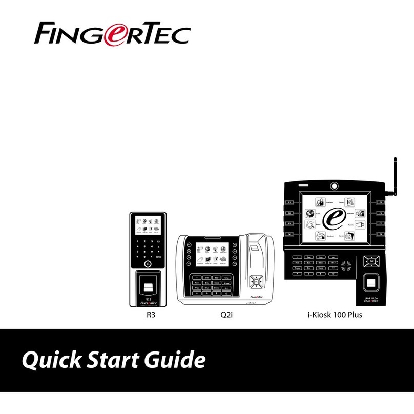 FingerTec R3 quick start guide