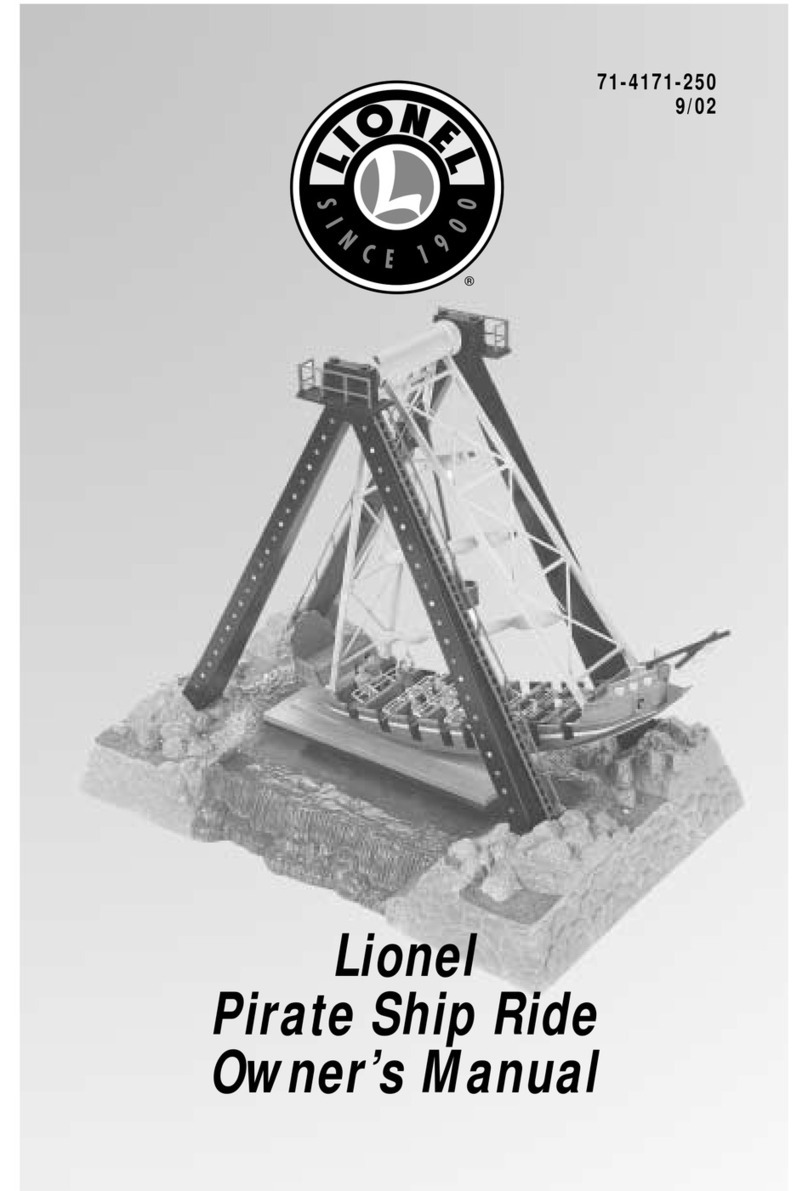 Lionel Pirate Ship Ride owner's manual
