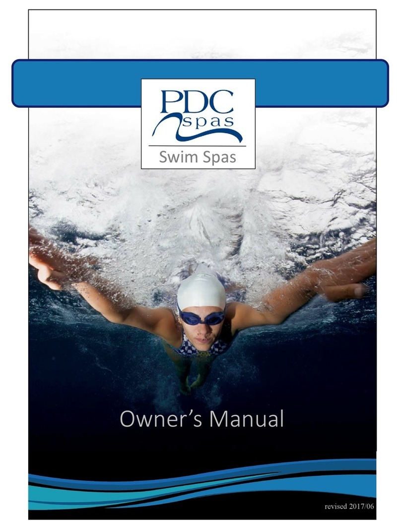 PDC spas SYNERGY Series FX15 owner's manual PDC spas SYNERGY Series FX15 owner's manual