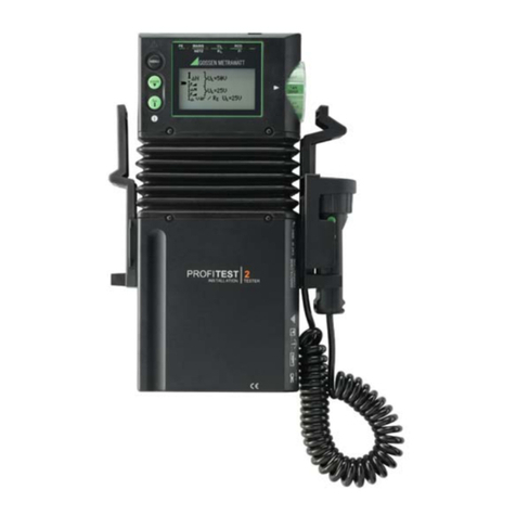 Gossen MetraWatt PROFITEST 2 DIN VDE 0100 User manual