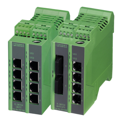Phoenix Contact FL SWITCH LM 5TX User manual Phoenix Contact FL SWITCH LM 5TX User manual