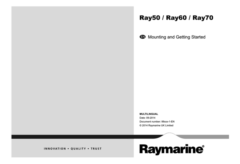 Raymarine RAY50 User manual