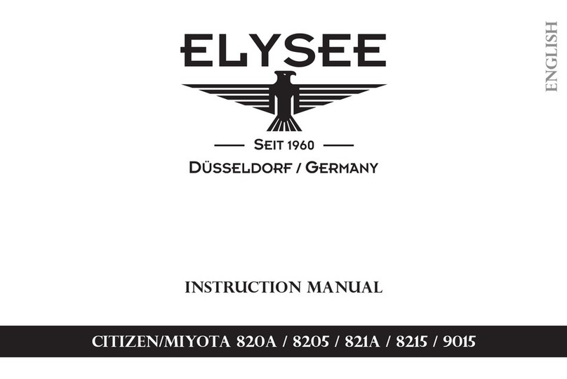 Elysee Citizen 820A instruction manual