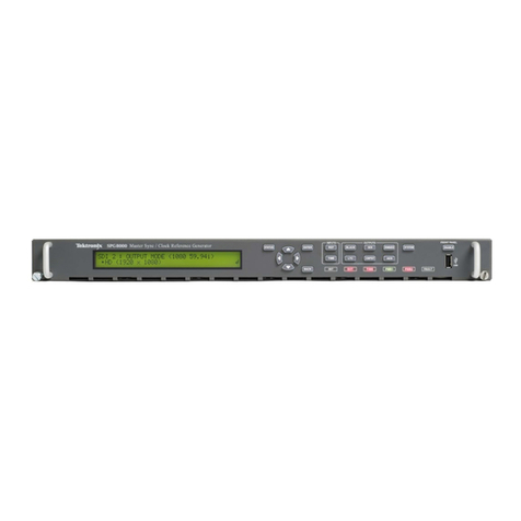 Tektronix Tektronix SPG8000 Service manual