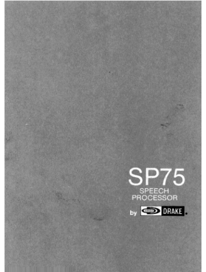 DRAKE SP75 manual