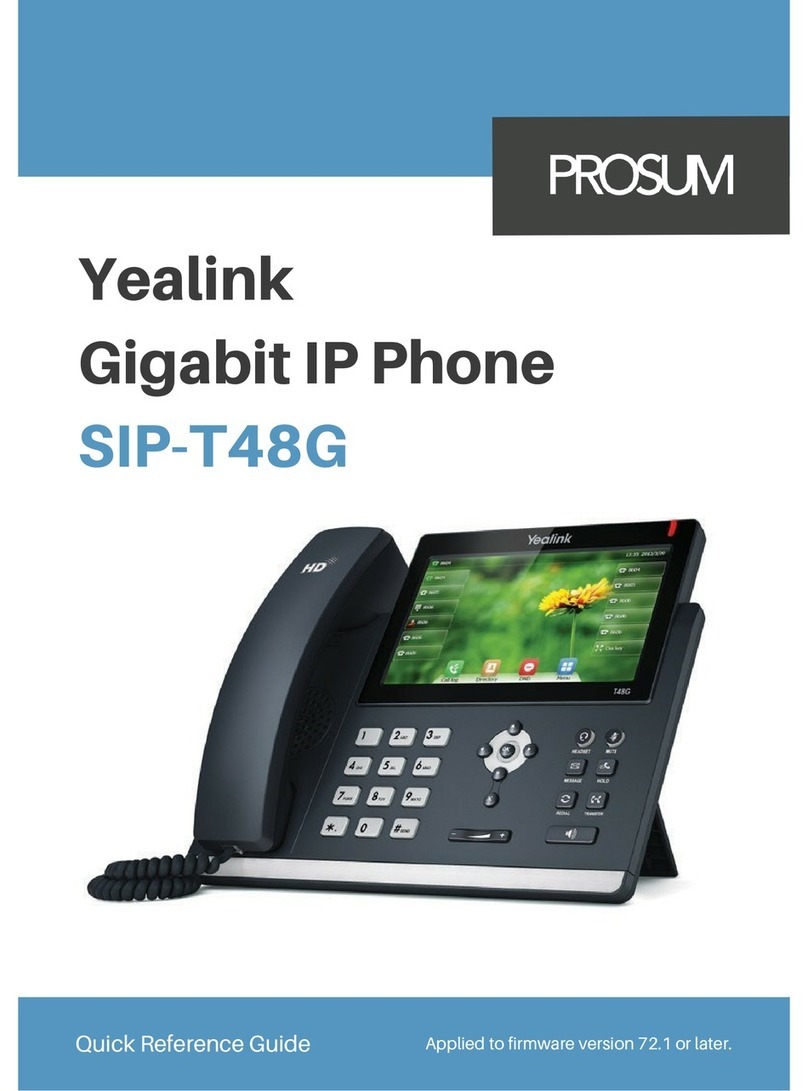 Yealink Yealink SIP-T48G User manual
