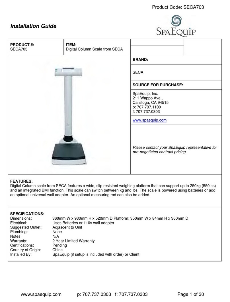 SpaEquip SECA703 installation guide