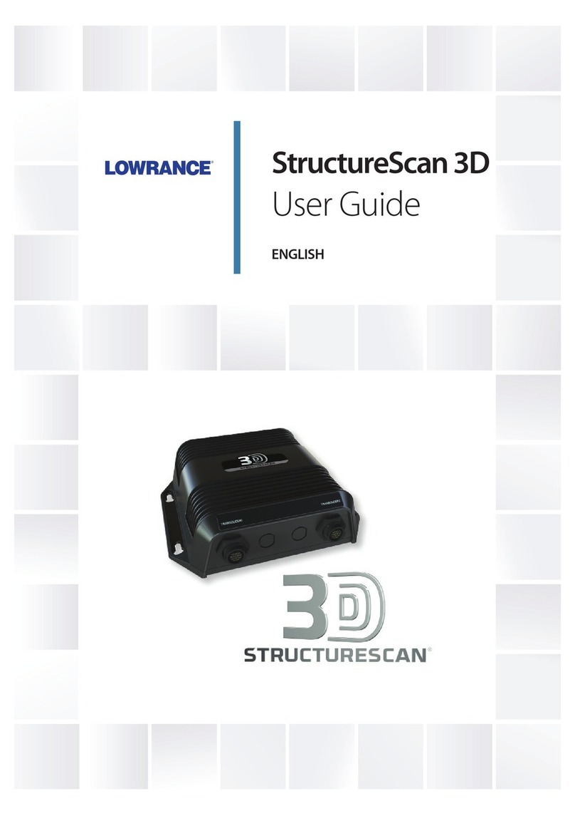 Lowrance StructureScan 3D User manual Lowrance StructureScan 3D User manual