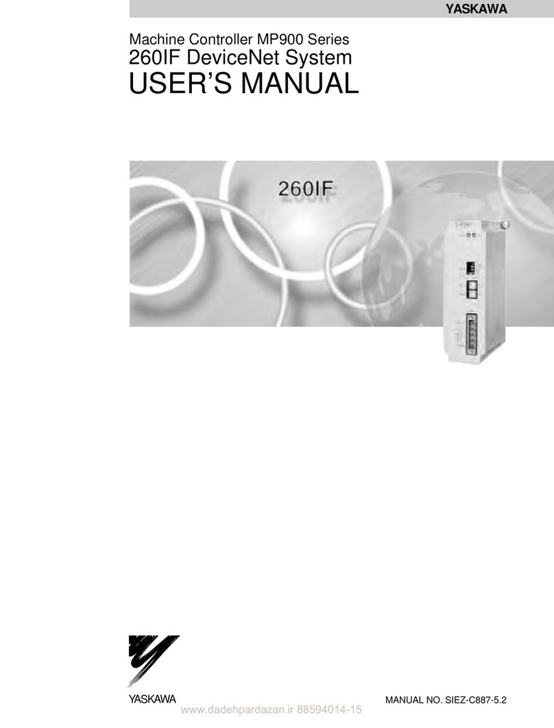YASKAWA MP900 Series User manual