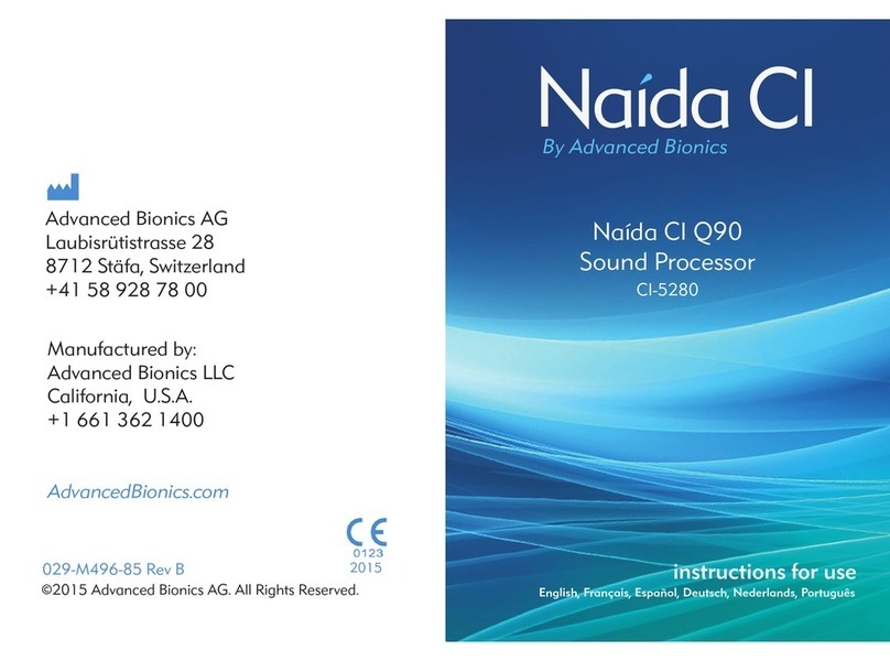 Advanced Bionics Naida CI Q90 User manual