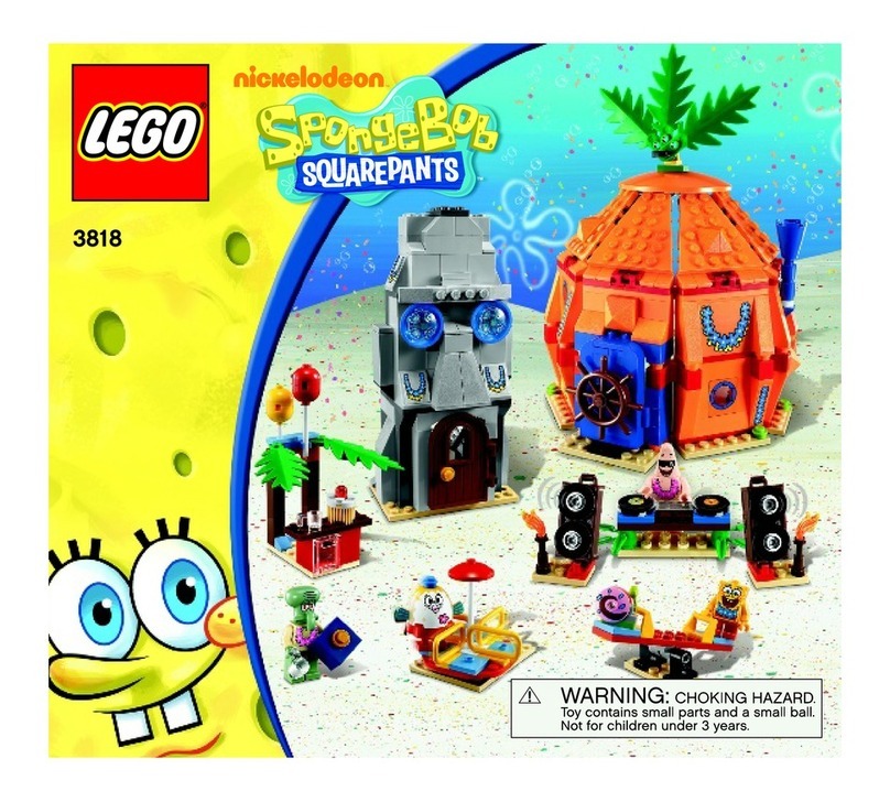 LEGO spongebob squarepants 3818 Assembly manual
